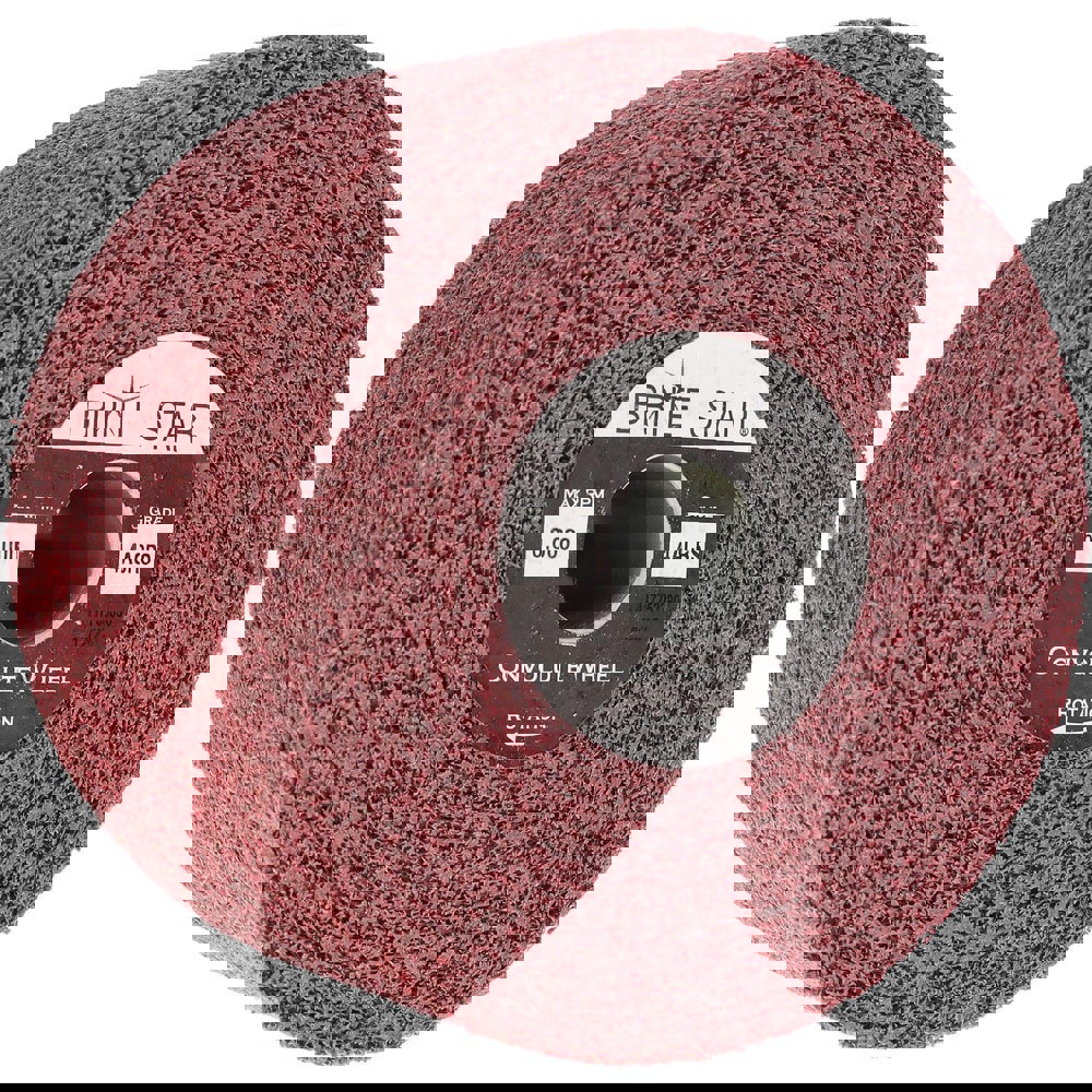Deburring Wheel: Density 4, Aluminum Oxide