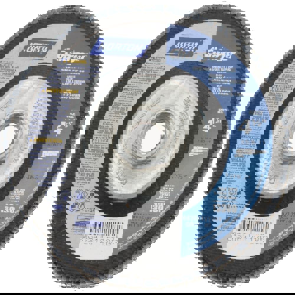 Flap Disc: 5/8-11 Hole, 40 Grit, Zirconia Alumina, Type 29