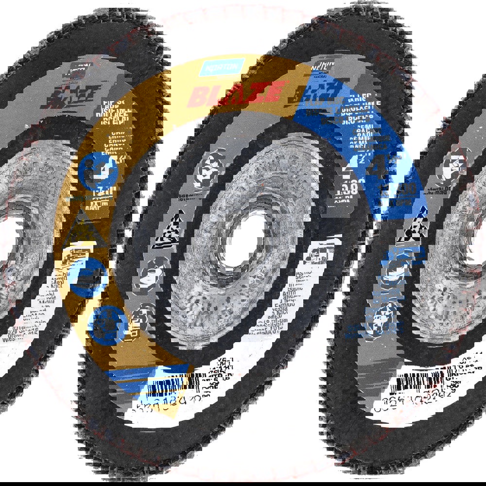 Flap Disc: 5/8-11 Hole, 60 Grit, Ceramic, Type 29