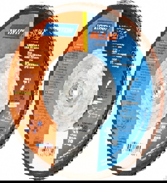 Flap Disc: 5/8-11 Hole, 60 Grit, Ceramic, Type 29