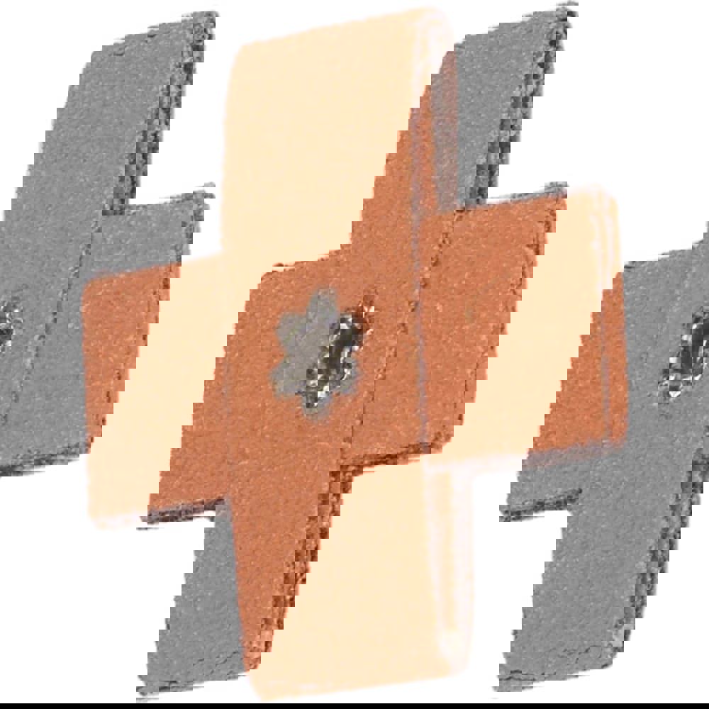 80 Grit, Medium Grade, Ceramic Cross Pad