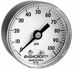 Pressure Gauge: 2