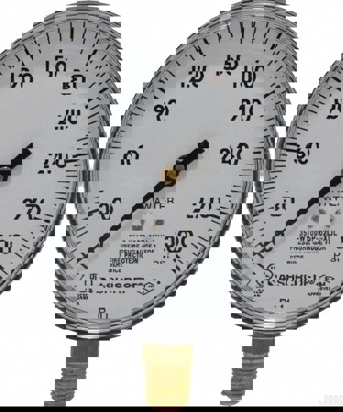 Pressure Gauge: 3-1/2