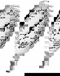 Pressure Gauge: 3-1/2