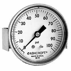 Pressure Gauge: 3-1/2