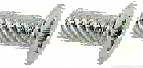 Machine Screw: M2.5x0.45, 10.00 mm Overall Length, Flat Head, Phillips