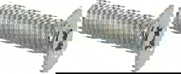 Machine Screw: M5x0.8, 25.00 mm Overall Length, Flat Head, Phillips