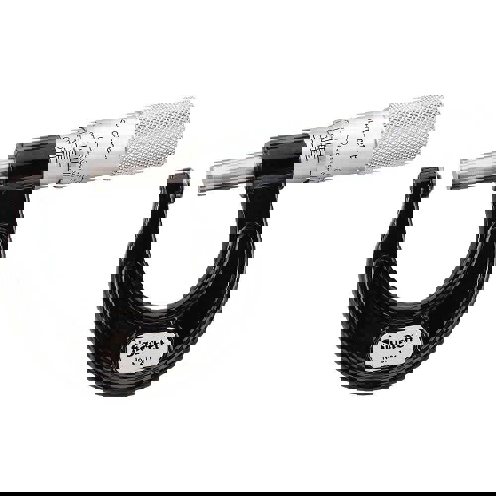 Mechanical, 0 to 1 Inch Measurement, Satin Chrome Finish Carbide Face Ball Anvil Micrometer