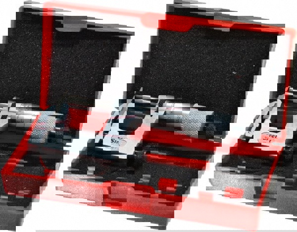 0 to 1 Inch Range, Carbide Face, Satin Chrome Coated, Mechanical Multi Anvil Micrometer