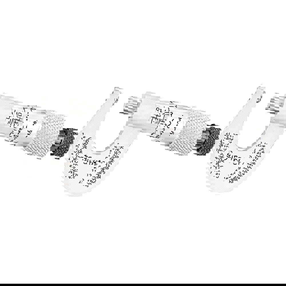 Mechanical, 0 to 1/2 Inch Measurement, Satin Chrome Finish Carbide Face Ball Anvil Micrometer