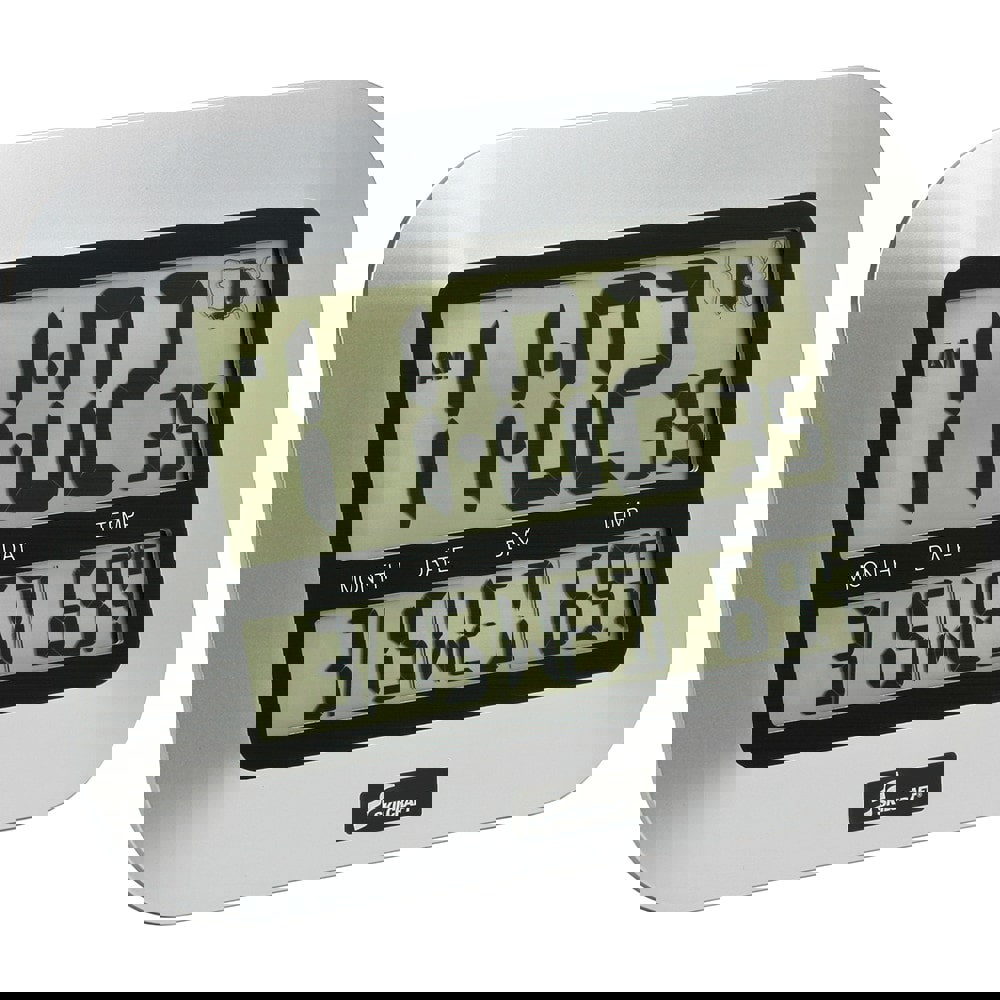 Office Wall Clocks; Display Type: LCD Digital ; Power Source: AAA Batteries ; Face Color: Gray ; Shape: Rectangle ; UNSPSC Code: 54111601