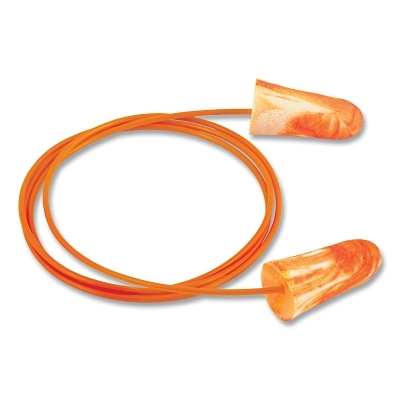 Earplug: 33dB, Non-PVC Foam, Bell, Roll Down, Corded