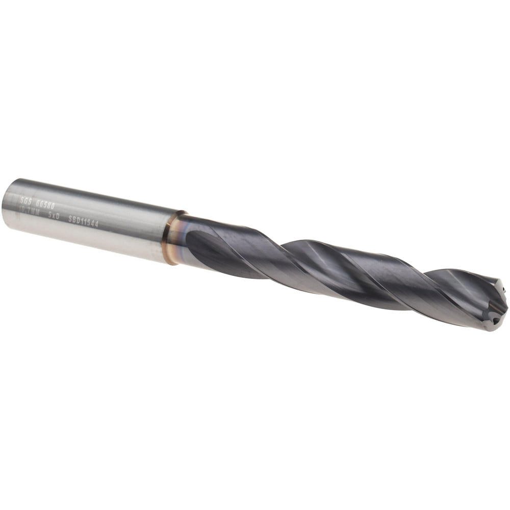 Jobber Drill: 10.70 mm Dia, 135 deg Point, Solid Carbide