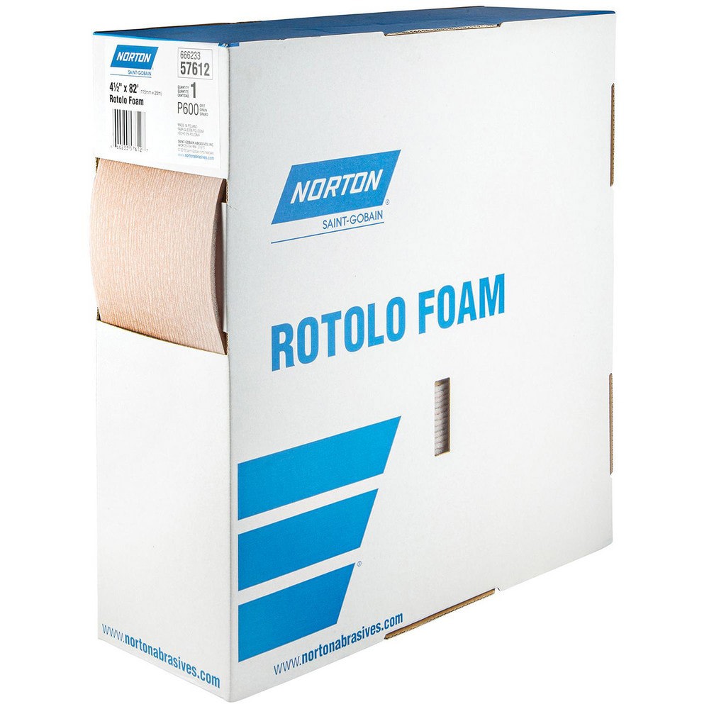 115 x 25000 mm A275OP Rotolo Foam Perforated Roll P600 Grit A275 AO