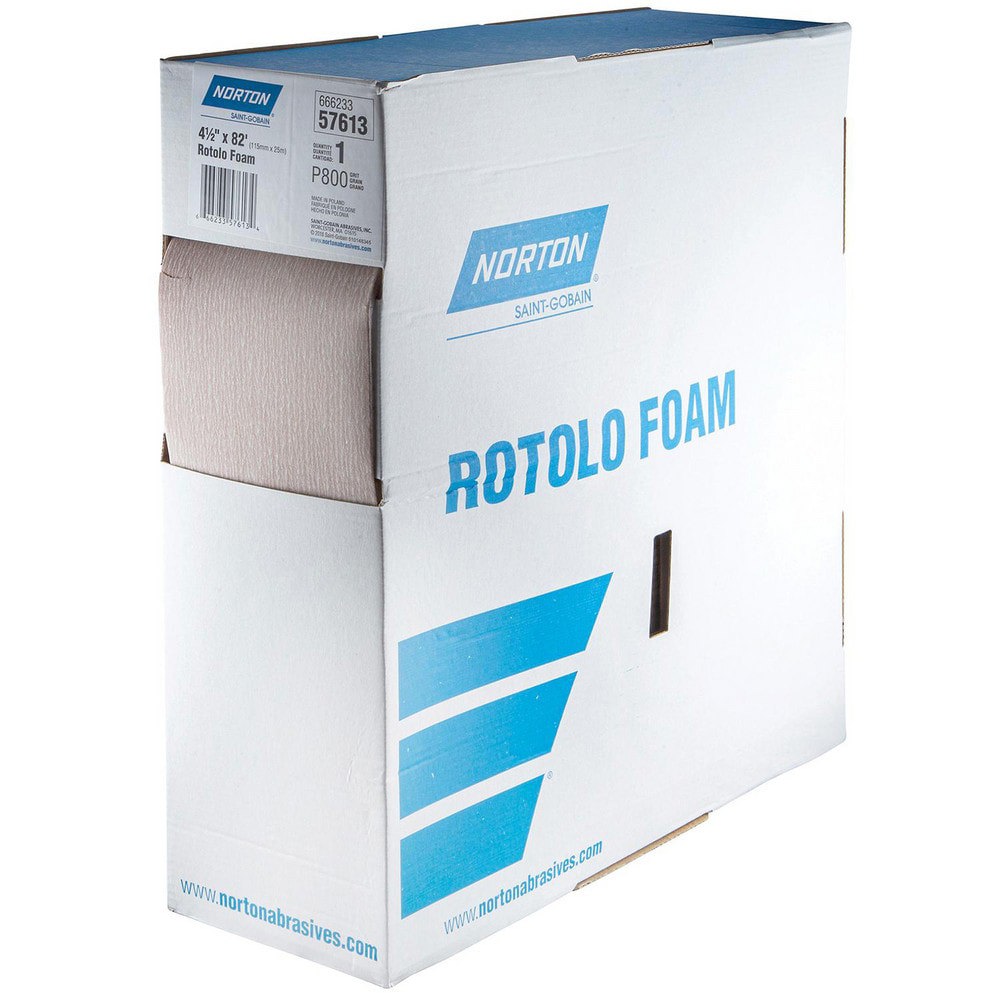 115 x 25000 mm A275OP Rotolo Foam Perforated Roll P800 Grit A275 AO