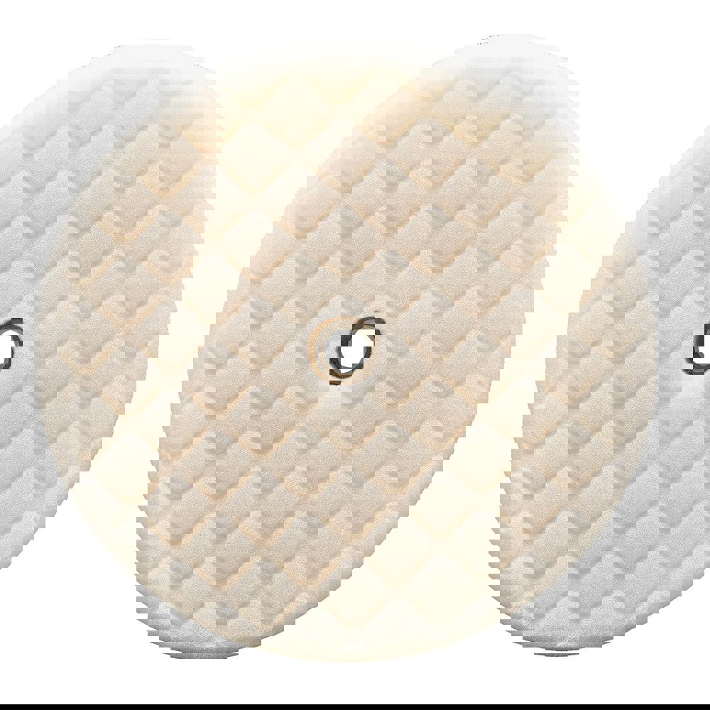 8 In. Farecla White CCS Foam Waffle Pad