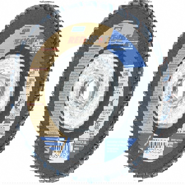 Flap Disc: 5/8-11 Hole, 36 Grit, Ceramic