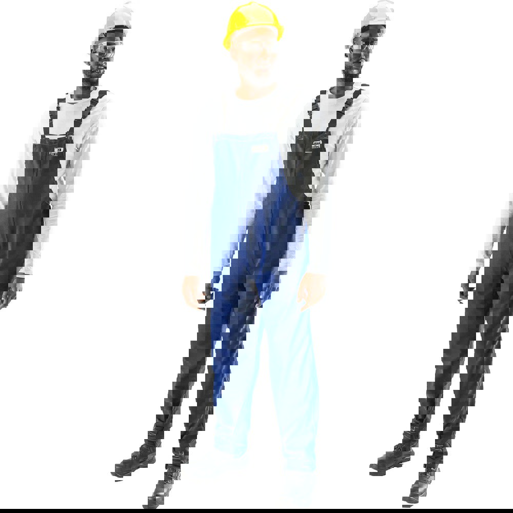 Rain & Chemical Wear; Garment Style: Overalls ; Protection Type: Chemical ; Size: Small ; Color: Blue ; Material: Nomex ; Garment Type: Chemical-Resistant