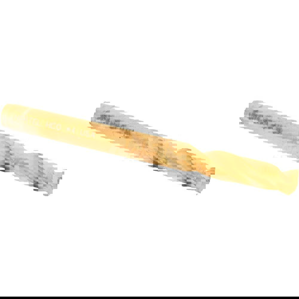 Screw Machine Length Drill Bit: Size #4, 135 deg Point, Cobalt
