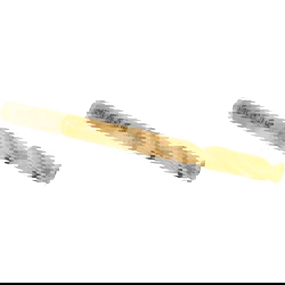 Screw Machine Length Drill Bit: Size #17, 135 deg Point, Cobalt