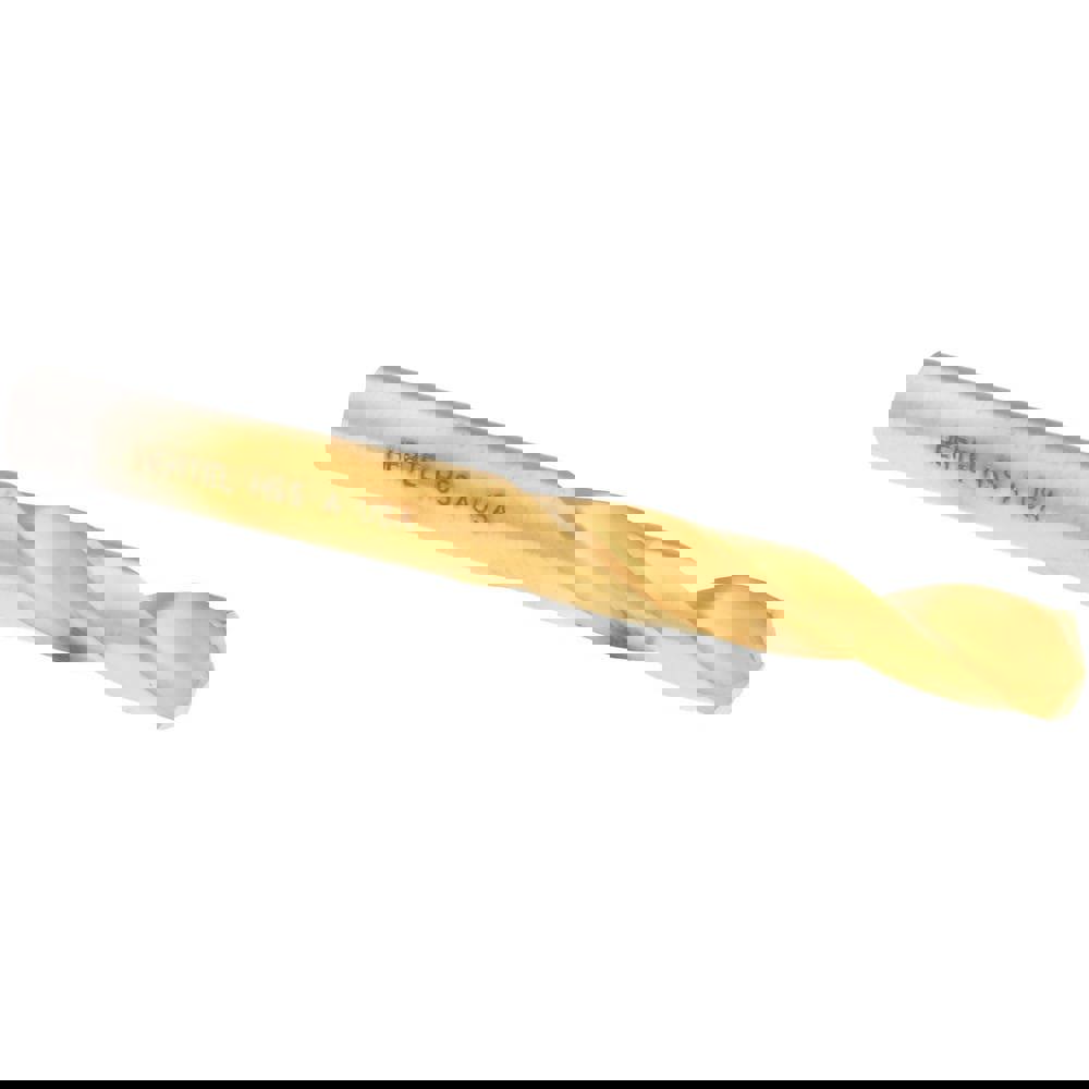 Screw Machine Length Drill Bit: Letter A, 135 deg Point, High-Speed Steel