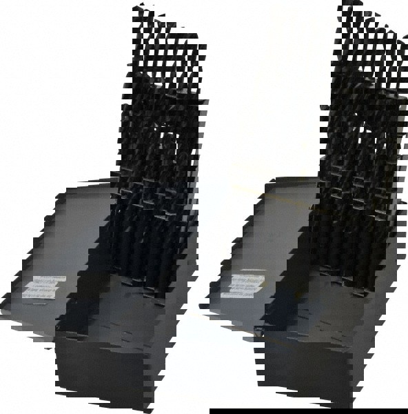 Drill Bit Set: Jobber Length Drill Bits, 26 Pc, 135 &deg;, High Speed Steel