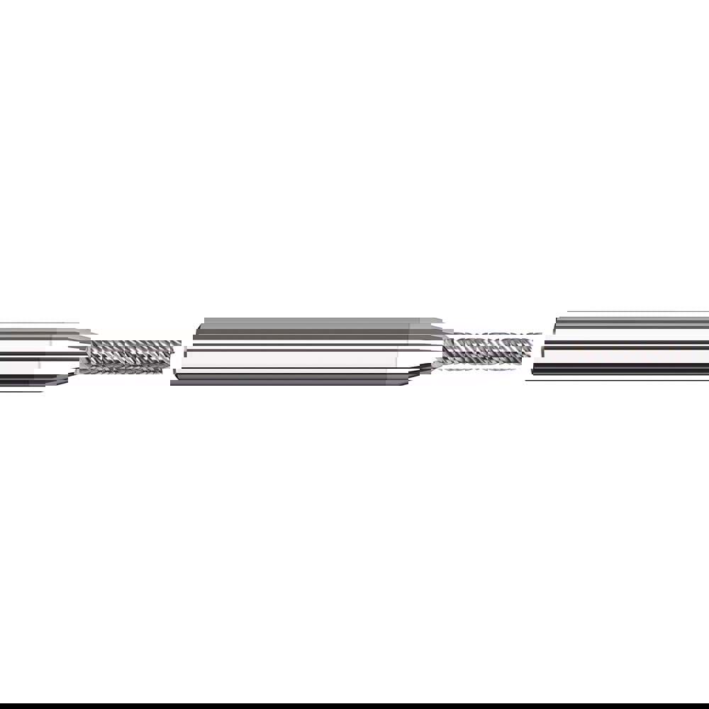 Square End Mill: 3/64'' Dia, 1/4'' LOC, 1/8'' Shank Dia, 2-1/2'' OAL, 5 Flutes, Solid Carbide