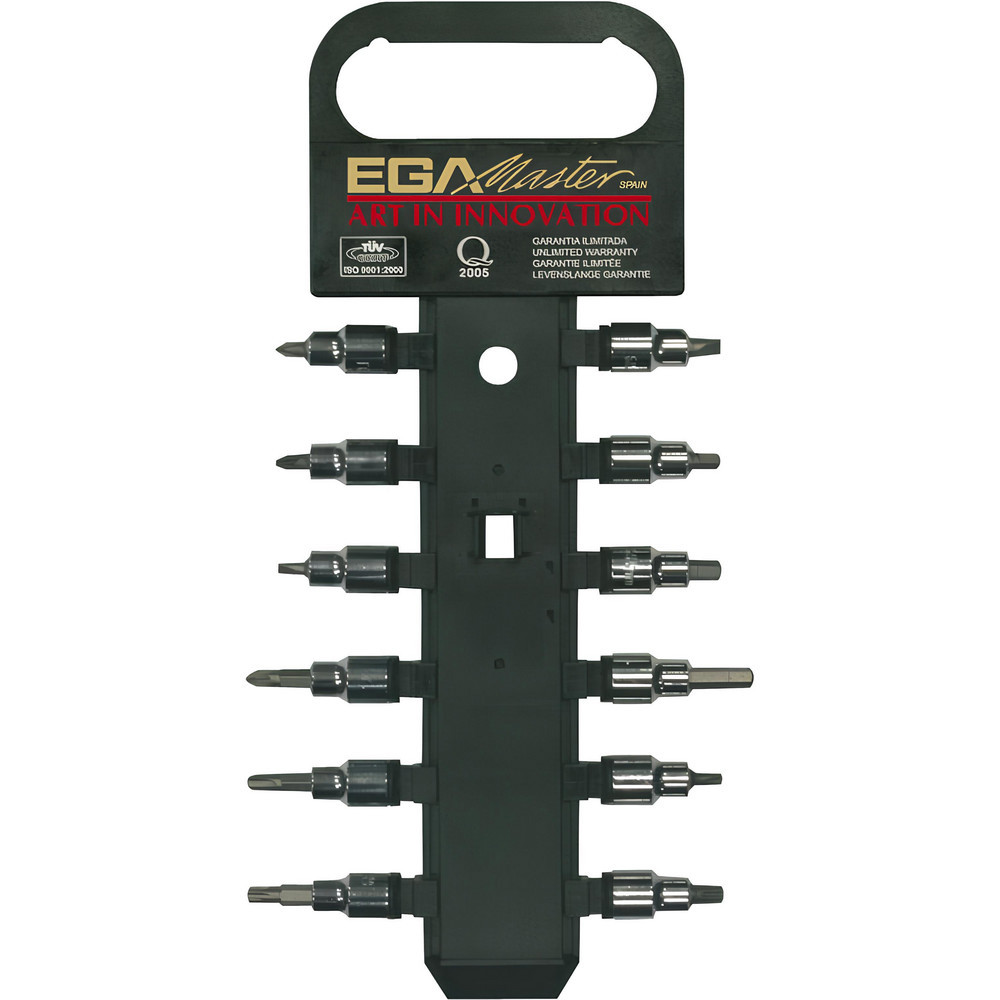 Power & Impact Screwdriver Bit Sets; Set Type: Screwdriver BIt Socket Set ; Bit Type: Power Bit Set ; Overall Length Range: 1-50mm ; Point Type: Slotted; Pozidriv; Hex ; Drive Size: 1/4 ; Overall Length (mm): 37.0000