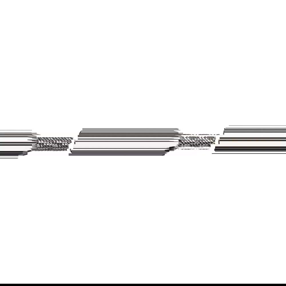 Square End Mill: 1/16'' Dia, 5/16'' LOC, 1/8'' Shank Dia, 2-1/2'' OAL, 5 Flutes, Solid Carbide