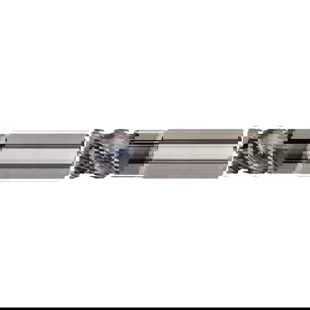 Corner Chamfer End Mill: 12.00 mm Dia, 25.98 mm LOC, 4 Flute, 0.20 mm Chamfer Width, Solid Carbide