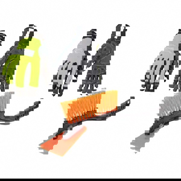 Gloves: Size 2XL, Micro-Fleece-Lined, Microfleece & Synthetic Leather