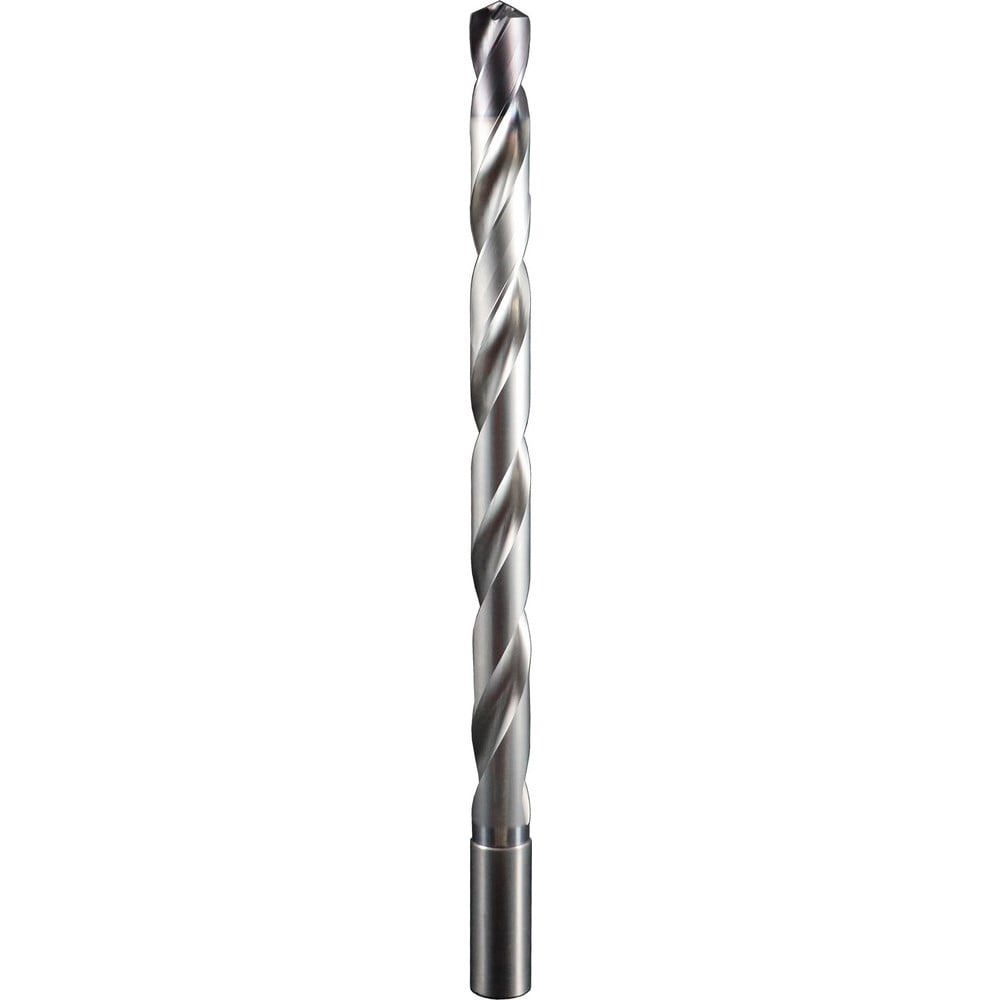 Extra Length Drill Bit: 13.5 mm Dia, 137 &deg; Point, Solid Carbide