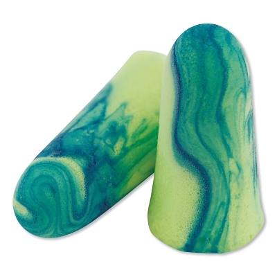 Earplug: 33dB, Non-PVC Foam, Tapered Flare, Roll Down, Uncorded