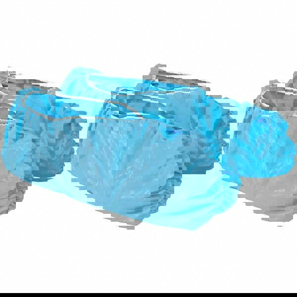 Shoe Cover: Chemical-Resistant, SMS, Blue