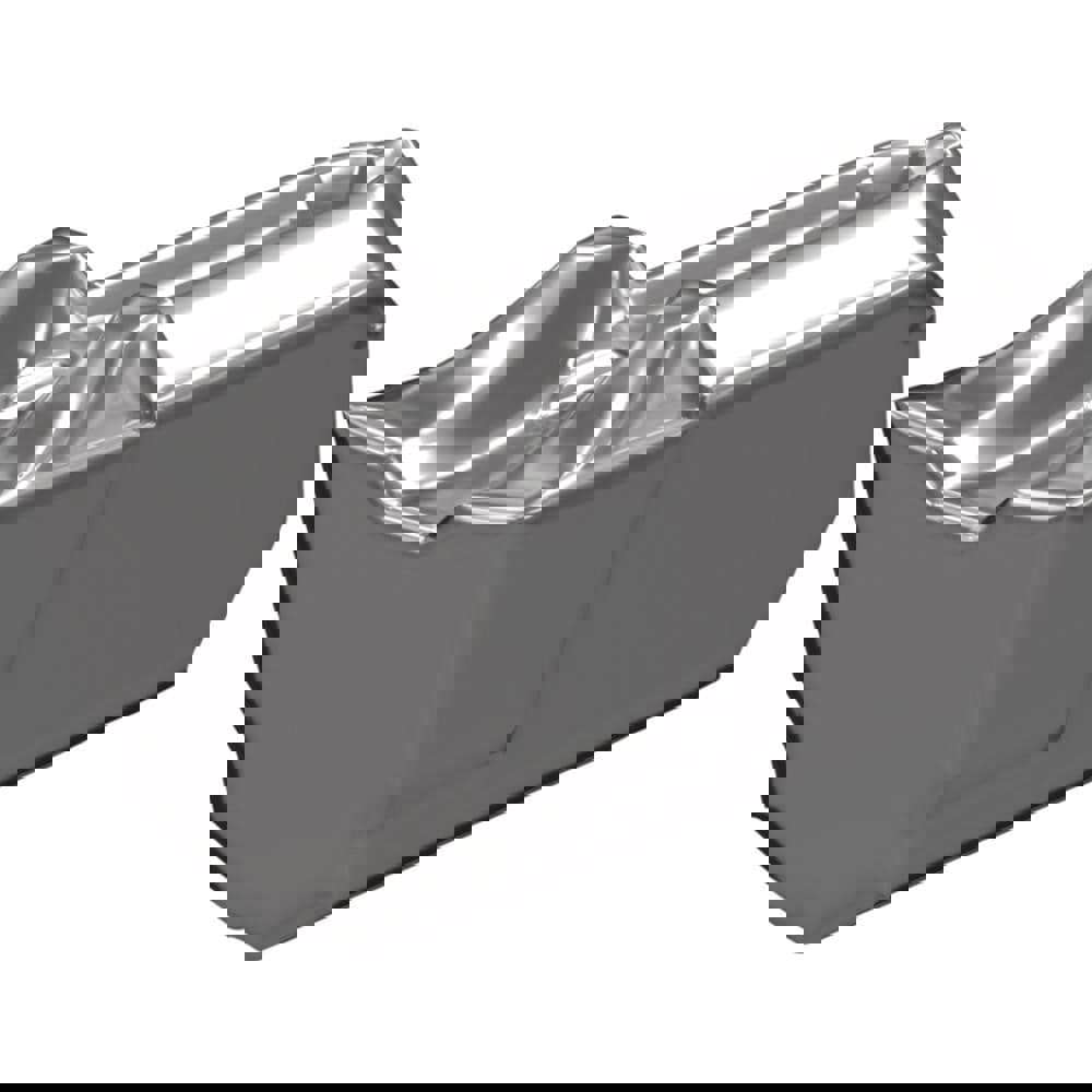 Cutoff Insert: WC188I04PN00F05, Carbide, 3/16