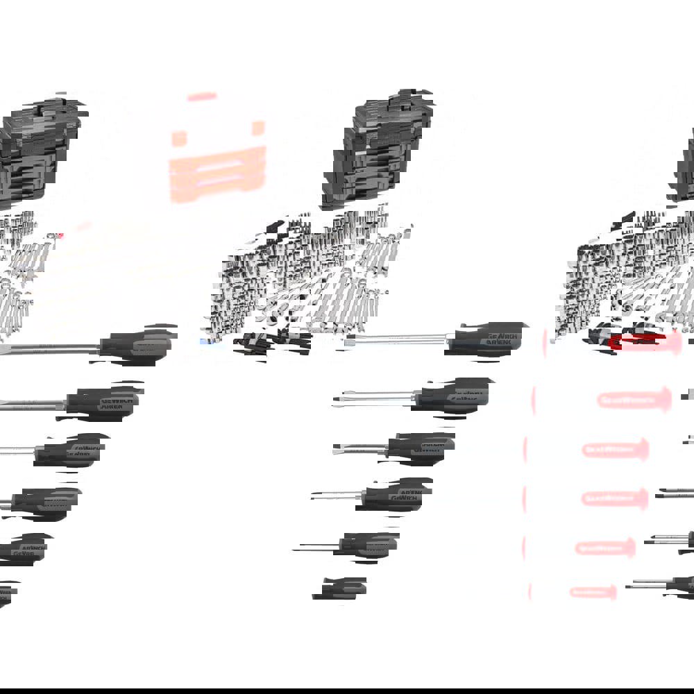 Combination Hand Tool Set: 245 Pc, Mechanic's Tool Set, 1/4