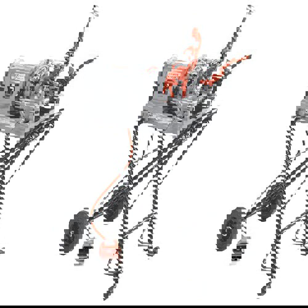 Pipe Threading Machines; Chuck Type: Hammer-Type w/ Replaceable Rocker-Action Jaw Inserts; Cutter Type: Model 360; Die Head Type: 811A Universal Quick-Opening Die Head; Motor Control Type: Heavy-Duty Rotary Forward/Off/Reverse w/ Integral Foot Switch; Max