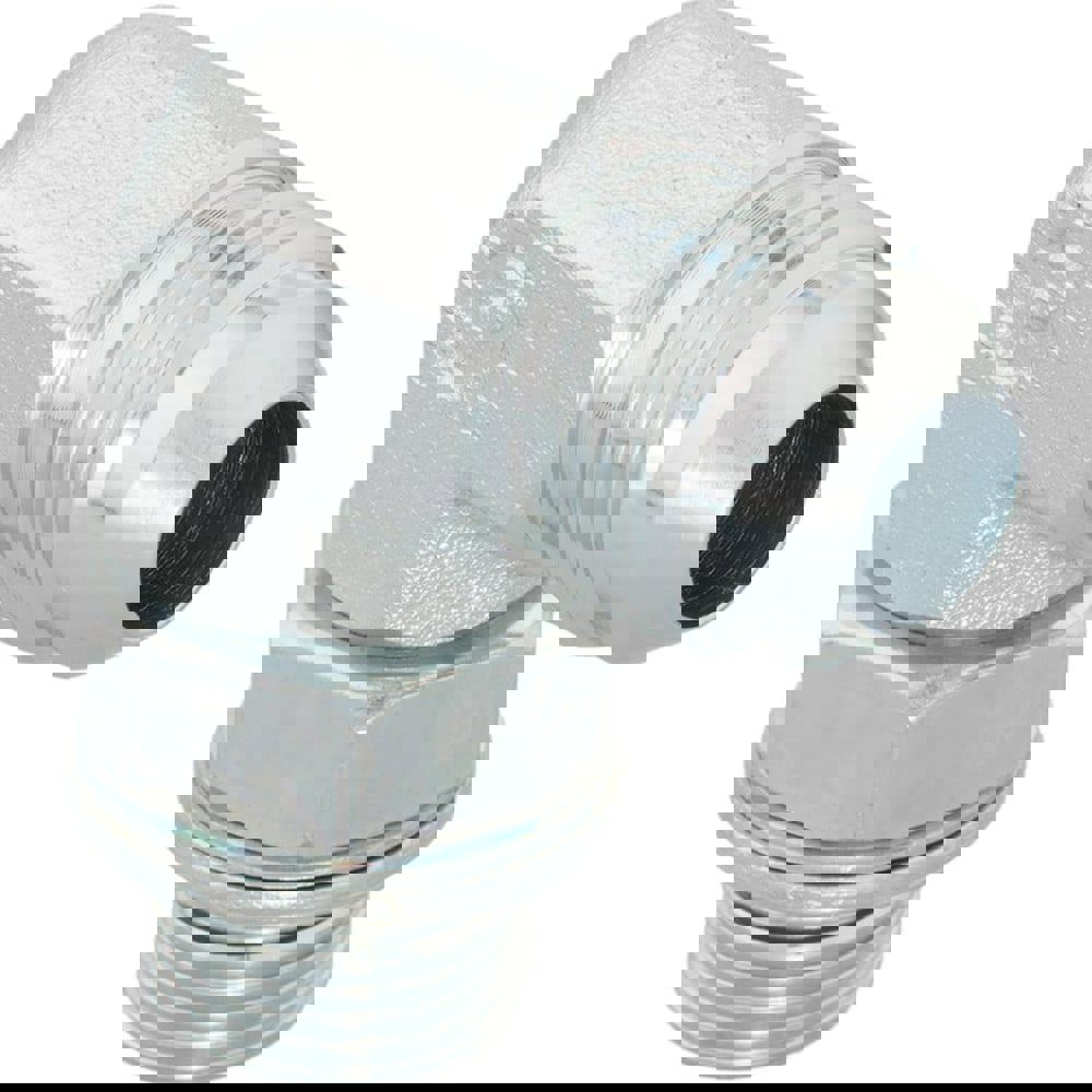 Steel Flared Tube Male Elbow: 3/8