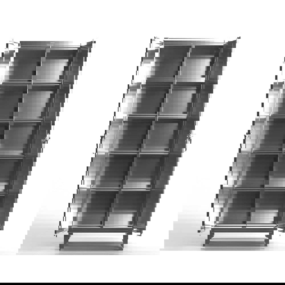 Storage Cabinets; Cabinet Type: Double Shift ; Cabinet Material: Stainless Steel ; Width (Inch): 72in ; Depth (Inch): 24in ; Cabinet Door Style: Solid ; Height (Inch): 78in