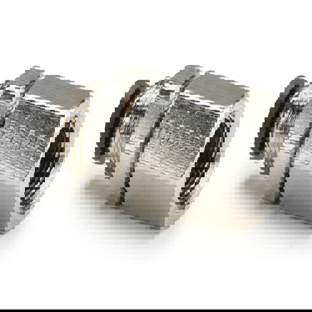 Push-To-Connect Tube to Female & Tube to Female NPT Tube Fitting: Female Bulkhead, 3/8