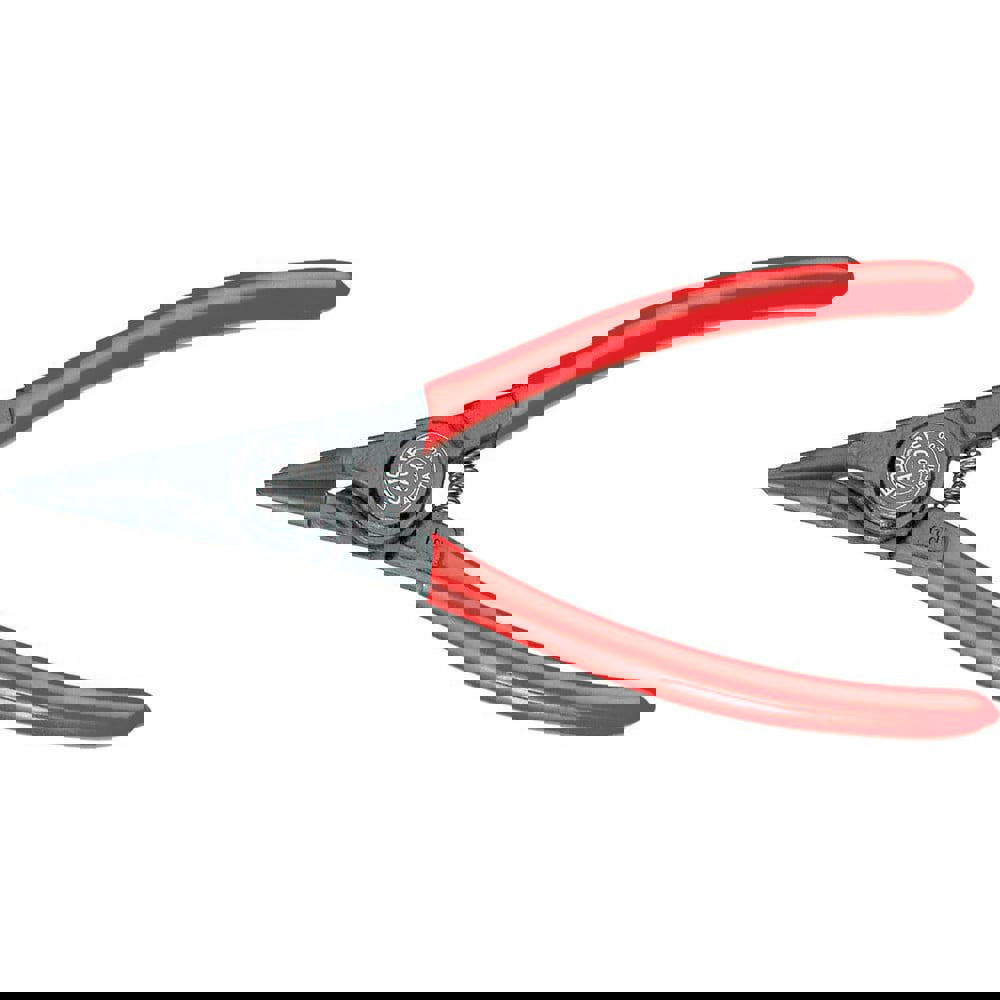 Retaining Ring Pliers; Tool Type: External Ring Pliers ; Tip Angle: 0 ; Tip Diameter (Decimal Inch): 1.3000 ; Ring Diameter Range (Inch): 3/8 to 1 ; Tip Diameter (mm): 1.30 ; Overall Length (Decimal Inch): 141.0000