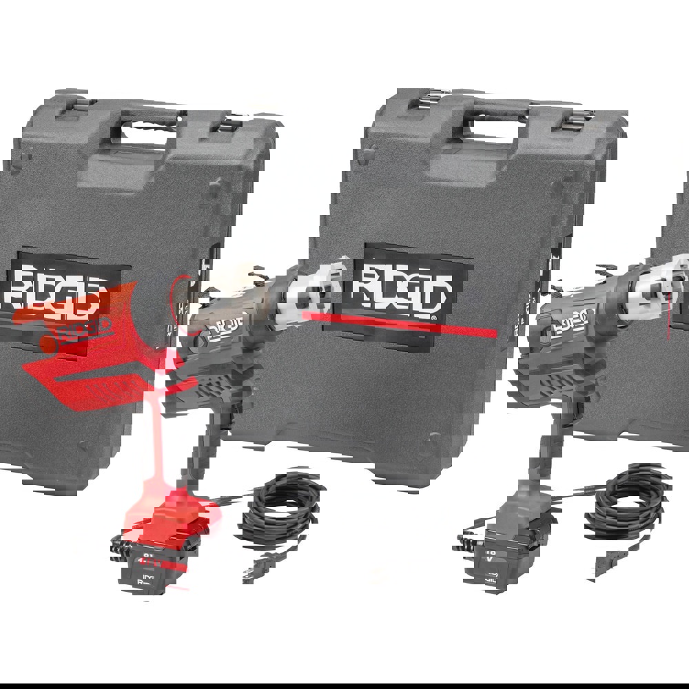 Benders, Crimpers & Pressers; Type: Presser ; Maximum Pipe Capacity (Inch): 4 ; Includes: RP 350 Press Tool; 120 Vac Adapter; Carrying Case ; For Use With: Viega Propress & Megapress Fittings ; Overall Depth (Inch): 11 ; Minimum Pipe Capacity (Inch): 1/2