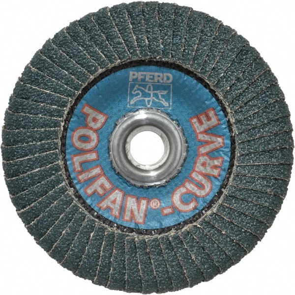Flap Disc: 5/8-11 Hole, 40 Grit, Zirconi