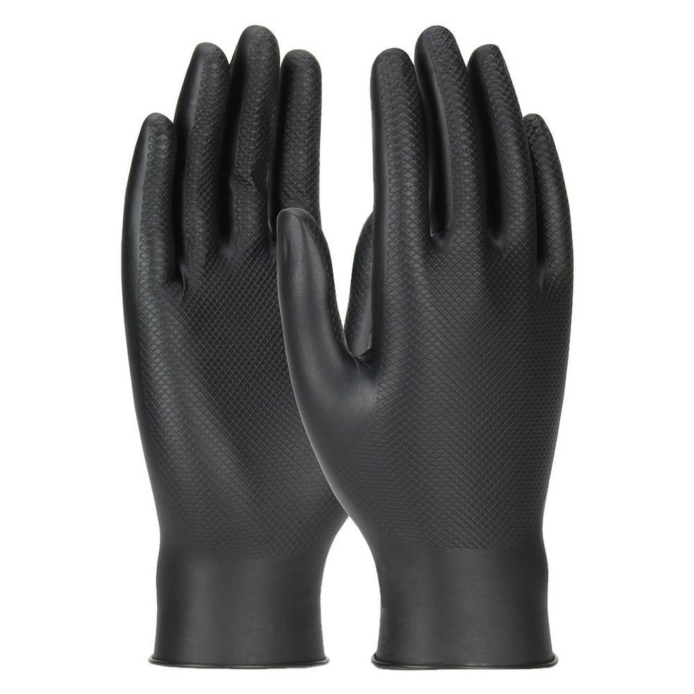 Disposable Glove: Series Grippaz Skins, Size X-Large, 6.0 mil, Nitrile, General Purpose Grade, Powder-Free