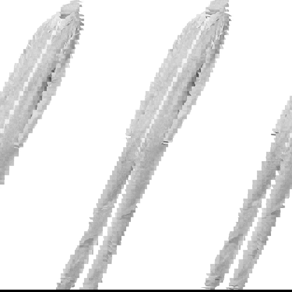 Coveralls & Overalls; Garment Style: Coveralls ; Size: 2X-Large ; Color: White ; Material: Spunbond ; Hazardous Protection Level: Non Hazardous Protection ; Cuff Style: Elastic