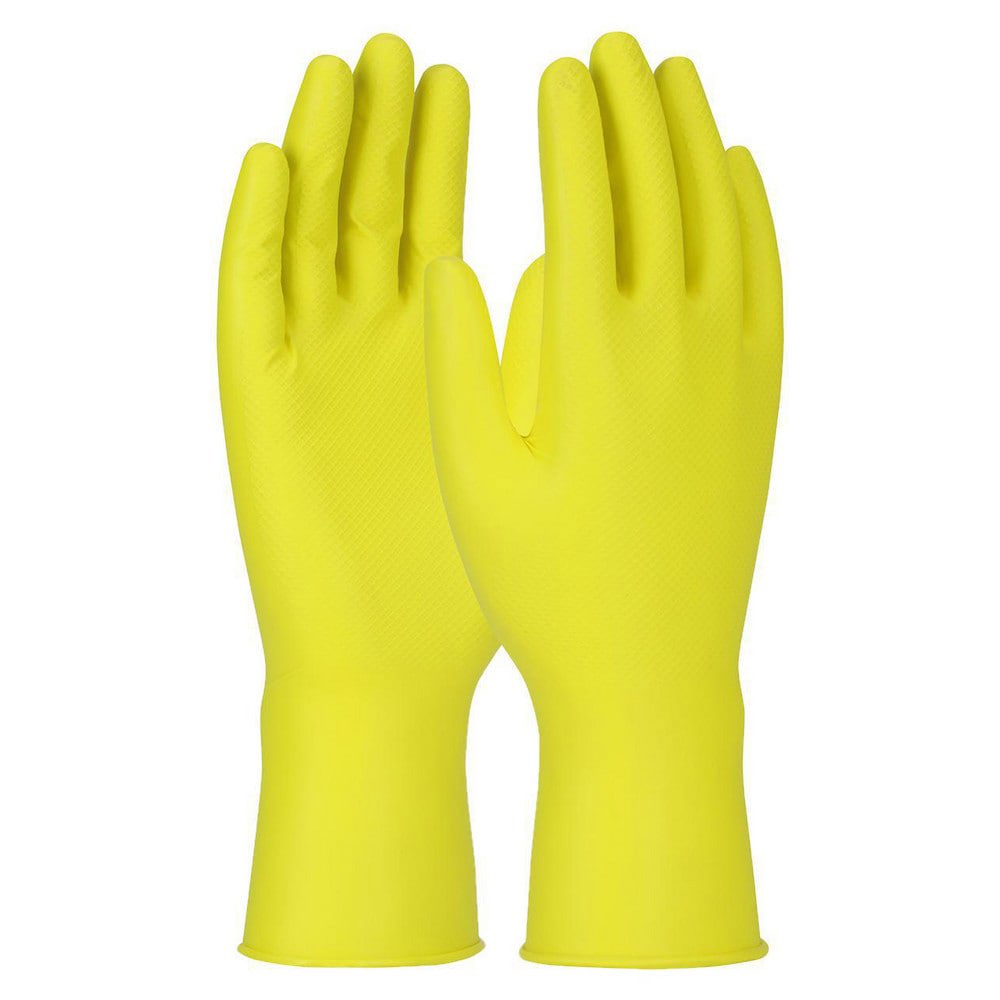 Disposable Glove: Series Grippaz Jan San, Size Large, 6.0 mil, Nitrile, General Purpose Grade, Powder-Free