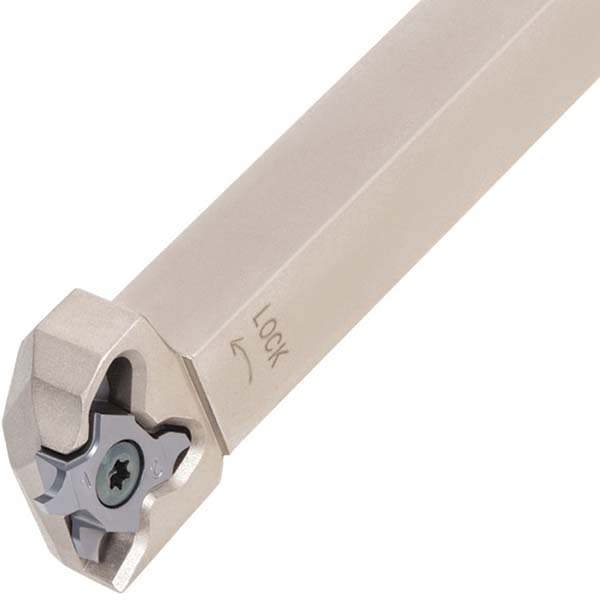 Indexable Grooving Toolholder: STCR2020X18, External, Right Hand, 7 mm Max Workpiece Dia