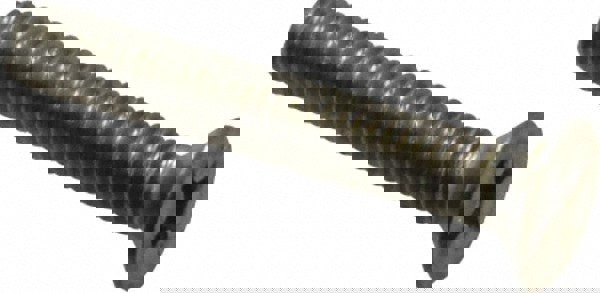 Machine Screw: M4x0.7, 25.00 mm Overall Length, Flat Head, Phillips