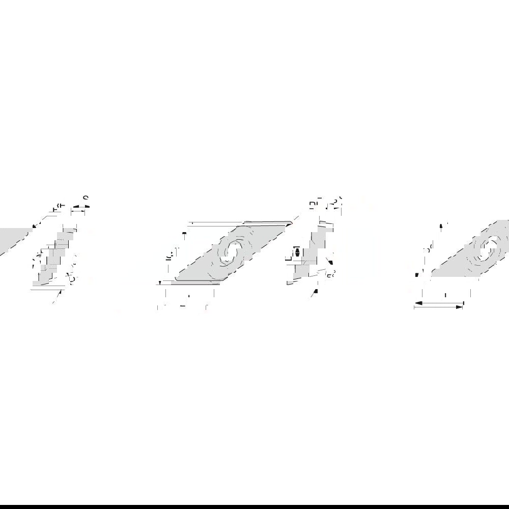 Turning Insert: VBMT331CM T515, Carbide