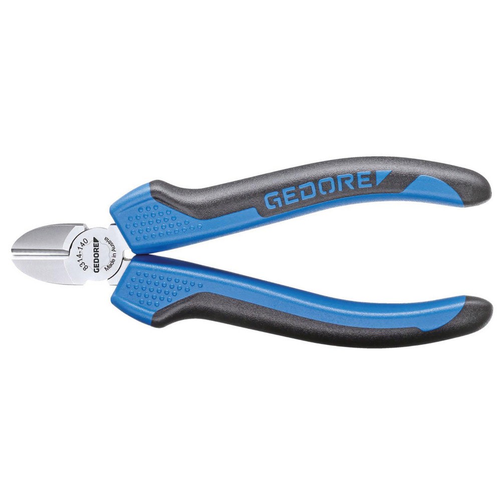 Cutting Pliers; Insulated: No ; Jaw Width (mm): 18.50 ; Overall Length (mm): 140.0000 ; Head Style: Tapered ; Handle Material: Non-Slip Grips ; Handle Color: Blue
